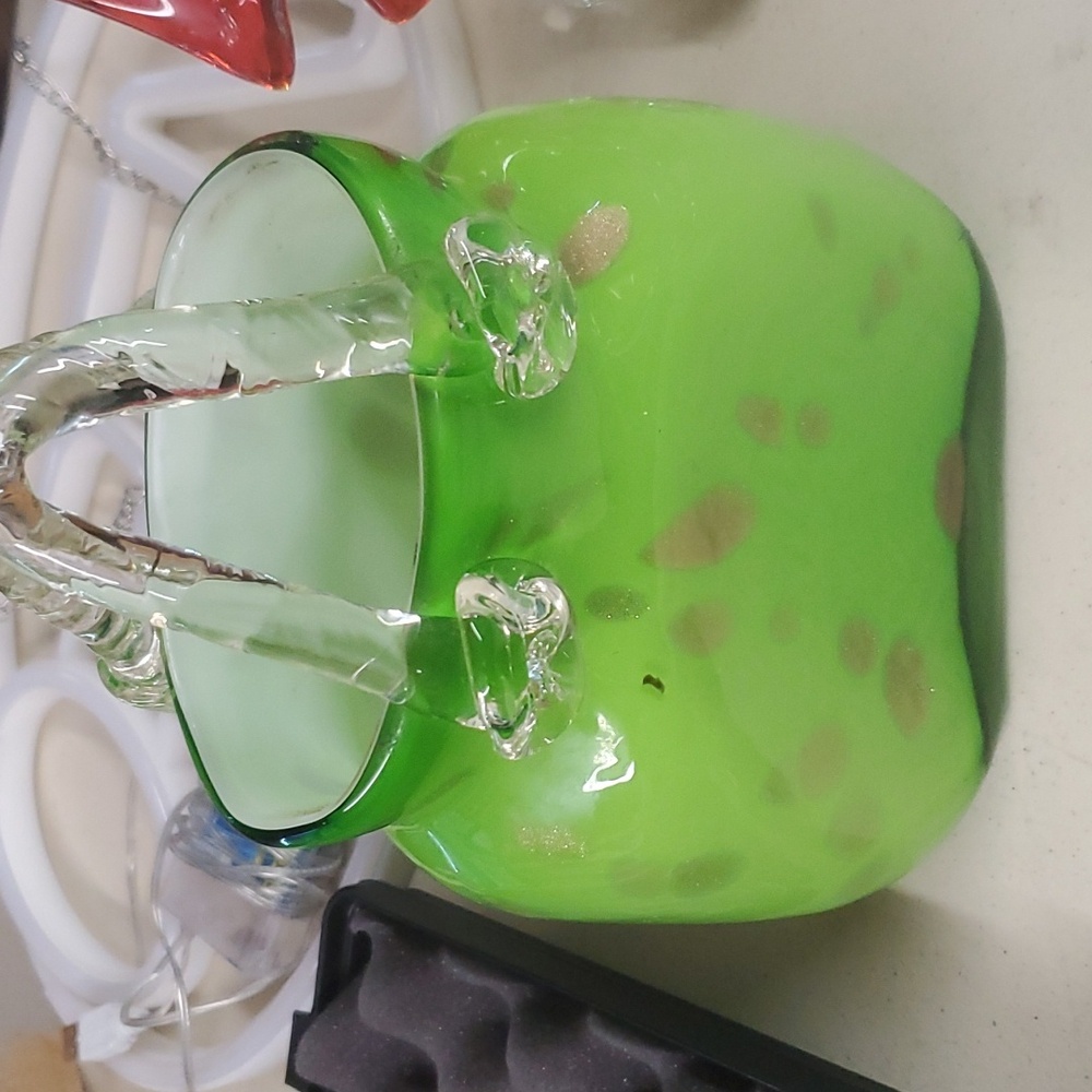 Murano Italian Hand Crafted glass Purse